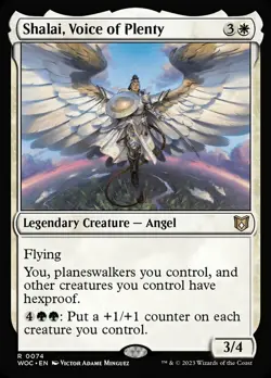 Shalai, Voice of Plenty NM, English MTG Commander: Wilds of Eldraine - Image 1