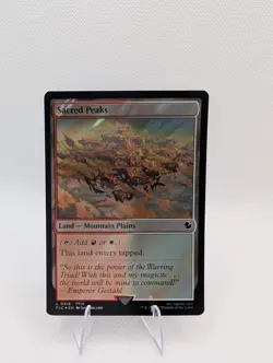 Sacred Peaks (Surge Foil) Commander: Final Fantasy Foil - Image 1