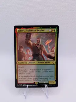 Barret, Avalanche Leader (Surge Foil) Commander: Final Fantasy Foil - Image 1