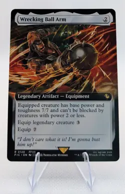 MTG - Commander: Final Fantasy - Wrecking Ball Arm - Extended Art - Image 1