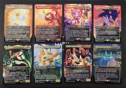 Secret Lair x Sonic Friends & Foes Non Foil Set - Magic The Gathering OPENED - Image 1