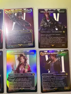 Lot of 22 MTG Final Fantasy FOIL Borderless Characters [Foil] - 18 RARE - Image 2