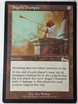 Angel's Trumpet - Urza's Legacy - Magic the Gathering MTG Nice! - Image 1