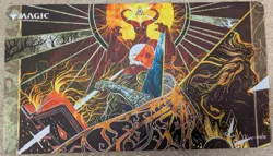 Magic the Gathering Ultra Pro Playmat Strixhaven Demonic Tutor - Image 1