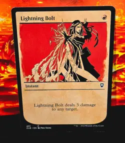 magic the gathering - Lightning Bolt - Instant - Common - Red - Mountain - Image 1