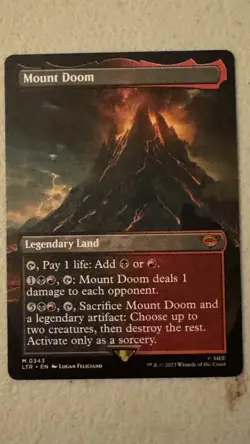 Mount Doom (Borderless) Universes Beyond: the LOTR: Tales of Middle-Earth - Image 1