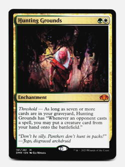 HUNTING GROUNDS [Dominaria Remastered] MTG Magic NM/M 🌳⚪ - Image 5