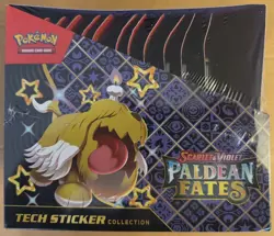 1 X POKEMON PALDEAN FATES TECH STICKER BOX 36 BOOSTERS 12 BLISTERS - Image 5