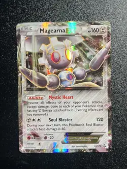 Magearna EX XY175 Pokemon TCG PROMO XY Holo 2016 Black Star Card (Near Mint) NM2 - Image 1