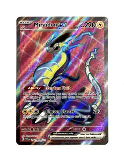 Miraidon Ex 227/198 Scarlet Violet Base Full Art Ultra Rare Pokemon TCG NM - Image 1