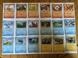 Pokemon Journey Together Complete Base Set Common, Uncommon & Rares - Image 2