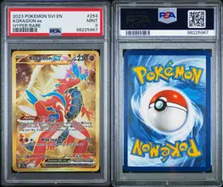2023 POKEMON SVI EN-SCARLET & VIOLET HYPER RARE #254 KORAIDON EX PSA 9 - Image 3