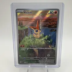 Pokemon Victini SVP 208 Black Bolt White Flair PROMO 2025 NM+ - Image 1
