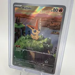 Pokemon Victini SVP 208 Black Bolt White Flair PROMO 2025 NM+ - Image 3