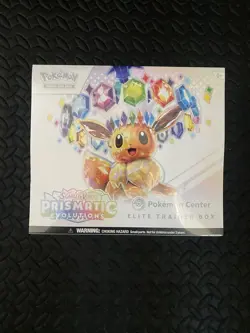 Pokemon Center Exclusive TCG Prismatic Evolutions Elite Trainer Box ETB - Sealed - Image 1