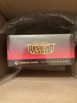 Pokemon TCG Obsidian Flames Pokemon Center Exclusive Elite Trainer Box Sealed - Image 2