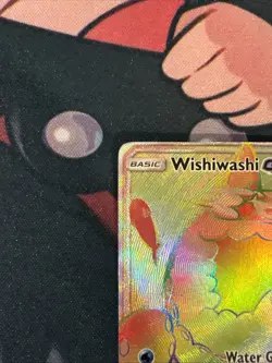 Wishiwashi GX 151/145 Pokemon Guardians Rising 2017 Rainbow Secret DMG - Image 2