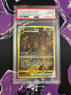 Pokemon Giratina VSTAR (Secret) GG69/GG70 Crown Zenith: Galarian Gallery PSA 10 - Image 1