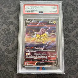 Pokemon TCG Crown Zenith: Galarian Gallery Raikou V GG41/GG70 Holo PSA 9 - Image 1