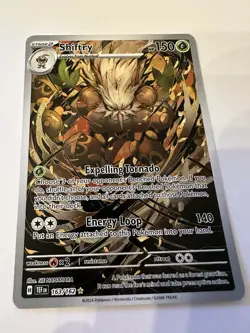 Pokemon TCG Shiftry 163/162 Illustration Rare, Temporal Forces - Image 1