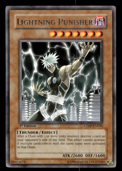 Lightning Punisher CDIP-EN026 Cyberdark Impact 1st Edition - Image 1