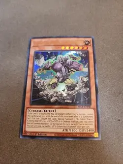 Yugioh G Golem Rock Hammer BLCR-EN040 Ultra Rare 1st Edition Near Mint - Image 1