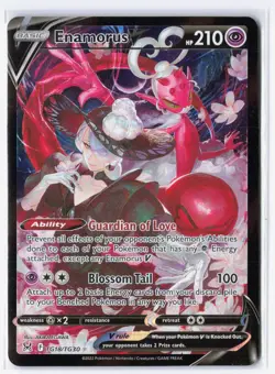 Enamorus V TG18/TG30 Lost Origin Trainer Gallery Holo Ultra Rare Pokemon Card NM - Image 1