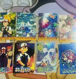 Pokemon Vending Prism 9 Card Lot Mew, Ash, Pikachu, Ect LP-NM - Image 3