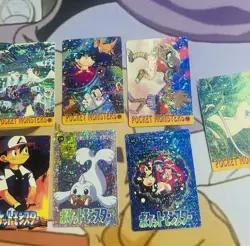 Pokemon Vending Prism 9 Card Lot Mew, Ash, Pikachu, Ect LP-NM - Image 4