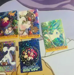 Pokemon Vending Prism 9 Card Lot Mew, Ash, Pikachu, Ect LP-NM - Image 5