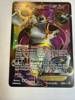 Hoopa EX Full Art 89/98 - XY Ancient Origins Ultra Rare Holo Pokemon Card lp - Image 3