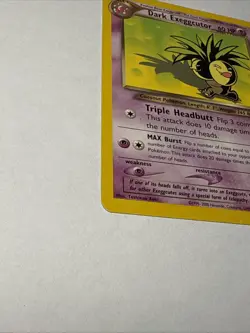 Pokemon TCG Neo Destiny Dark Exeggutor Card 33/105 LP-MP - Image 3