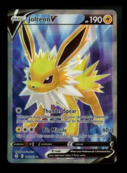 #2 Jolteon 177/203 Evolving Skies 2021 Full Art Holo Rare Pokemon Card TCG - Image 1