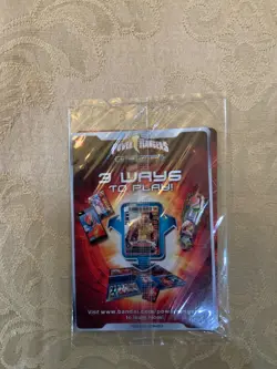 2013 SDCC Power Rangers - Action Card Game Green Mighty Morphin Ranger 0z0y - Image 2