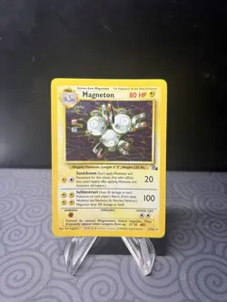 Magneton 11/62 Fossil Holo Rare Pokemon TCG Card Vintage WOTC - Image 1