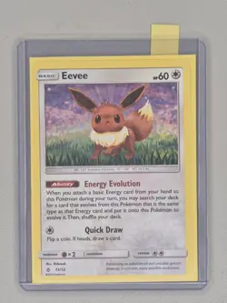 Pokemon TCG Eevee 11/12 Card McDonald's Collection 2018 Promo Holo Rare Mint - Image 1