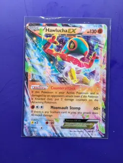 Hawlucha EX Pokemon XY Furious Fists Ultra Rare Card - 64/111 - NM/LP - Image 1