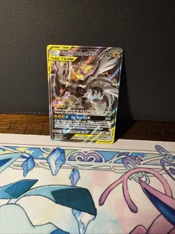 Pikachu & Zekrom GX SM168 Promo Card Near Mint/Mint Condition (NO WHITE DOTS) - Image 1