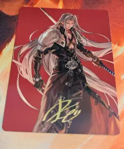 MTG Final Fantasy - Sephiroth, Fabled SOLDIER Art Series Gold-Stamp Card 44/53 - Image 1