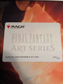 MTG Final Fantasy - Sephiroth, Fabled SOLDIER Art Series Gold-Stamp Card 44/53 - Image 3