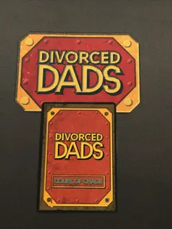 Divorced Dads Court of Chaos Old Hammer - Tool Card HOLO V1 MISPRINT - Image 2
