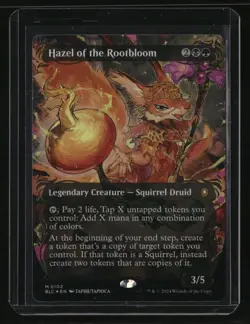 Commander: Bloomburrow Hazel of the Rootbloom (Borderless) (Raised Foil) - Image 1