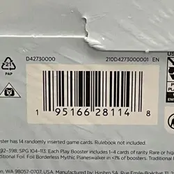 Magic The Gathering: Tarkir Dragonstorm Play Boosters Box, Sealed Box is Worn - Image 3