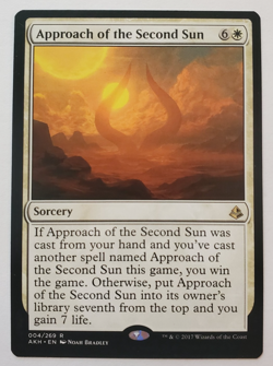 1x Approach of the Second Sun Amonkhet MTG Magic the Gathering NM - Image 1