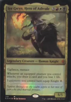 Syr Gwyn, Hero of Ashvale - Throne of Eldraine: #330 - Foil Nm R246 - Image 1