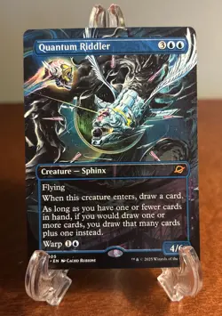 MTG Quantum Riddler (Borderless) Edge of Eternities Regular #305 Magic EOE - Image 1