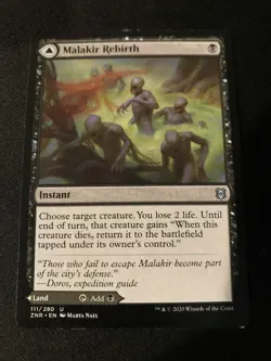 Malakir Rebirth Zendikar Rising Regular - Image 1