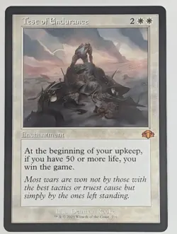 (Normal) Test of Endurance (Retro Frame) (0276) Dominaria Remastered NM - Image 1