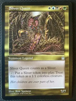 English - MTG Sliver Queen - LP+ - Stronghold - Image 1