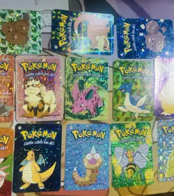 2000 Pokemon Vending Prism 13 Card Lot Dragonite, Psyduck, ect. LP-NM - Image 3